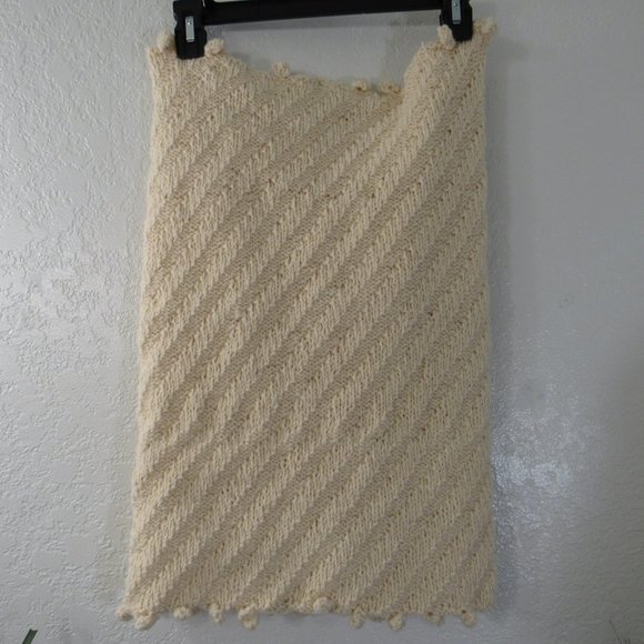 Hand Knit Button Front Cardigan & Infinity Scarf - Picture 8 of 8